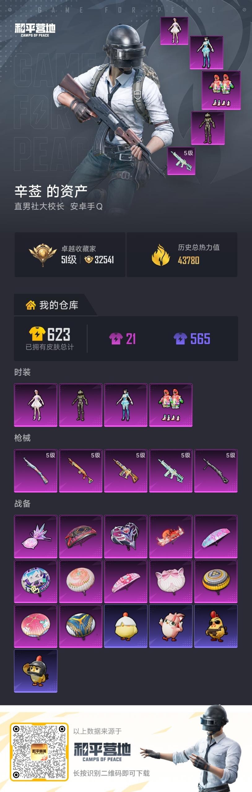 HPQM4261155和平精英账号详情图8