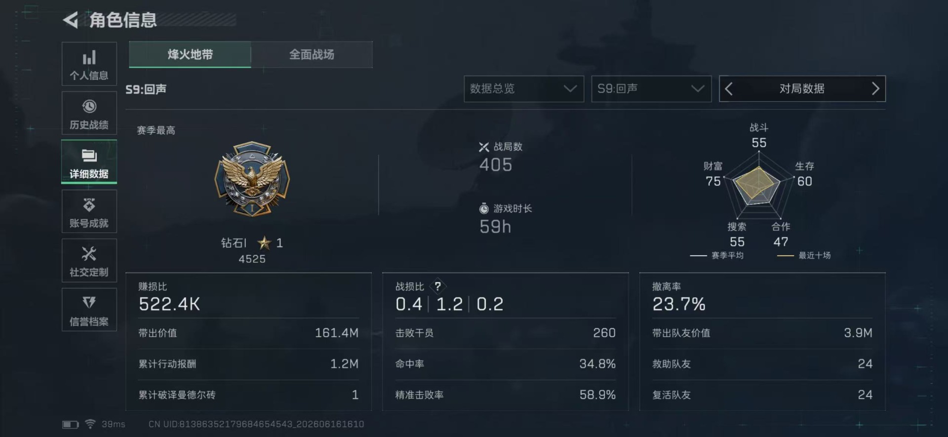 SJZQM4163769三角洲行动账号详情图5 SJZQM4163769三角洲行动账号详情图5