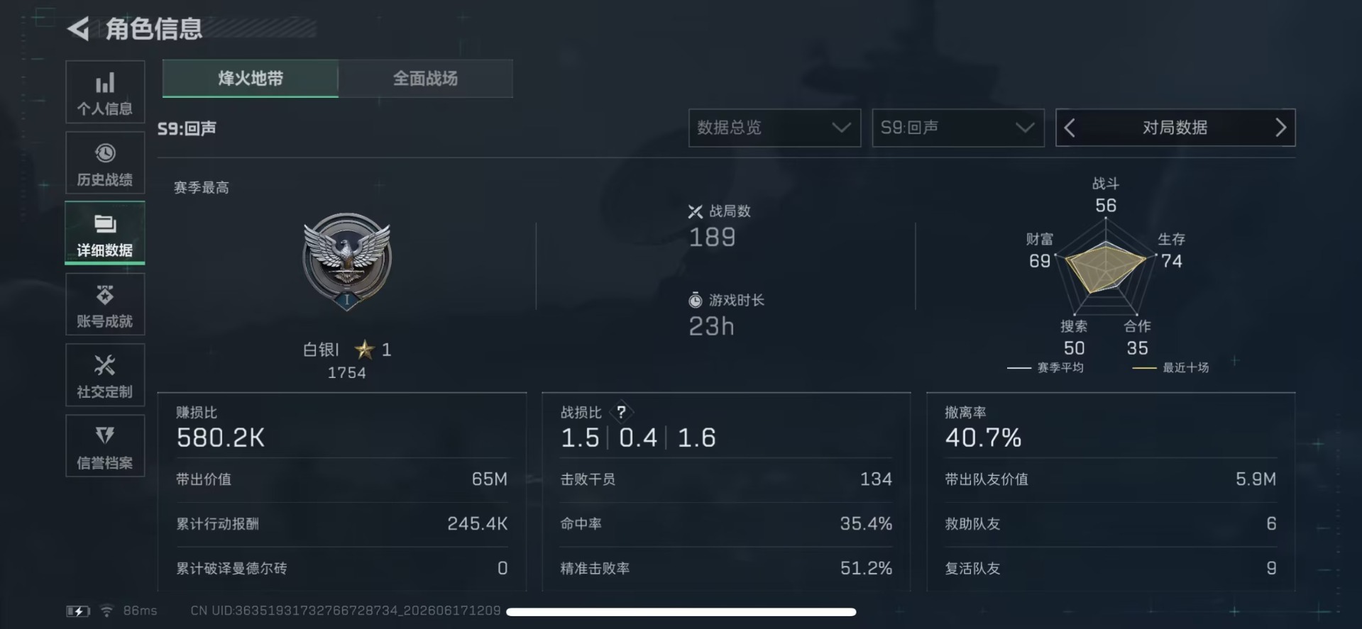 SJZQM4164896三角洲行动账号详情图14