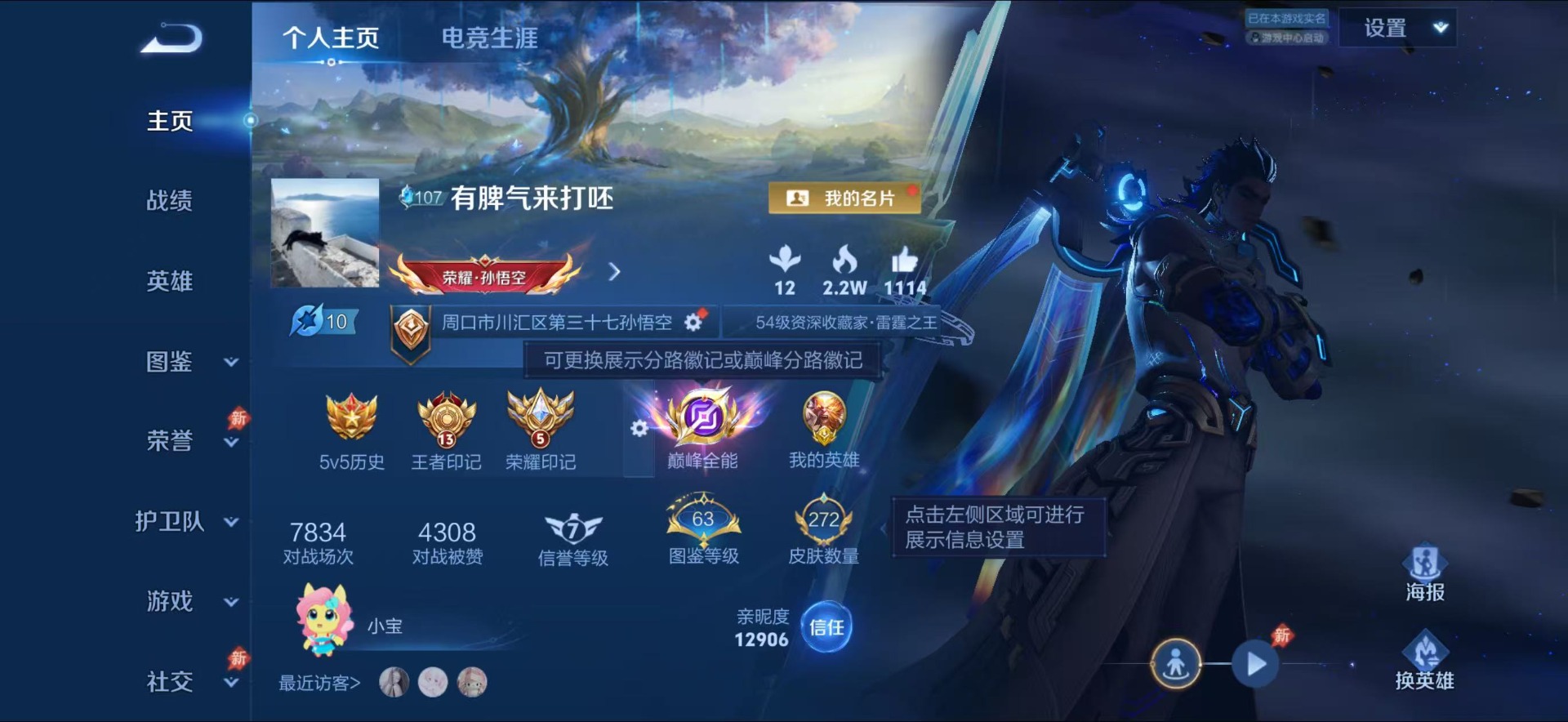 WZQM4458565王者荣耀账号详情图5 WZQM4458565王者荣耀账号详情图5