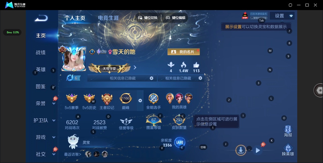 WZQM4465211王者荣耀账号详情图4 WZQM4465211王者荣耀账号详情图4