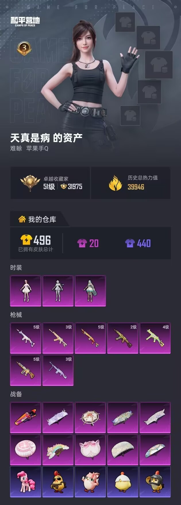 HPQM4266131和平精英账号详情图11