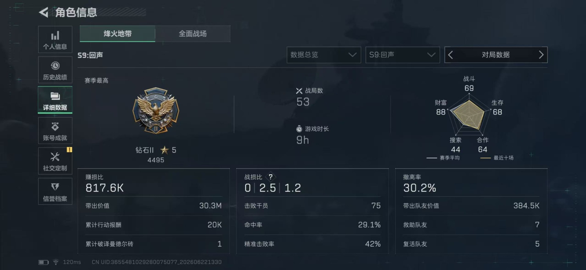 SJZQM4183537三角洲行动账号详情图5 SJZQM4183537三角洲行动账号详情图5