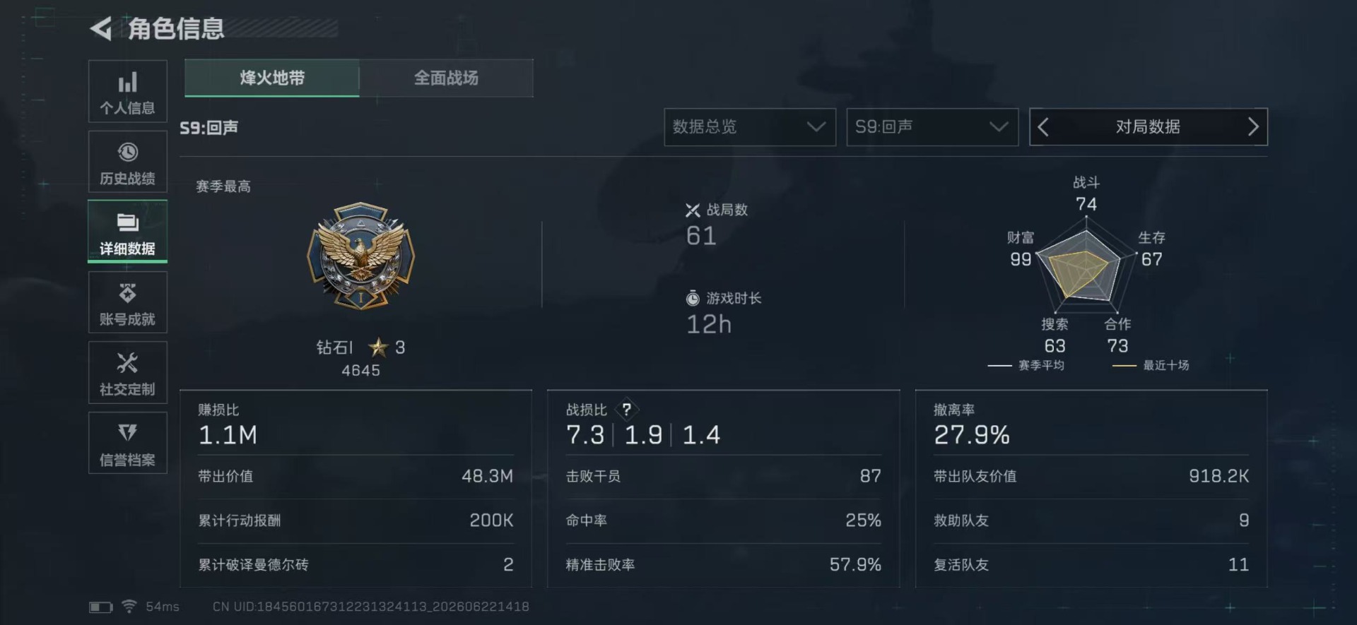 SJZQM4191980三角洲行动账号详情图5 SJZQM4191980三角洲行动账号详情图5