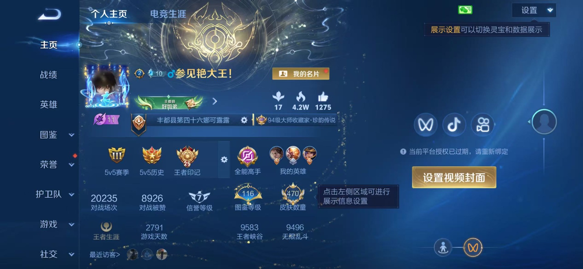 WZQM4486353王者荣耀账号详情图5 WZQM4486353王者荣耀账号详情图5