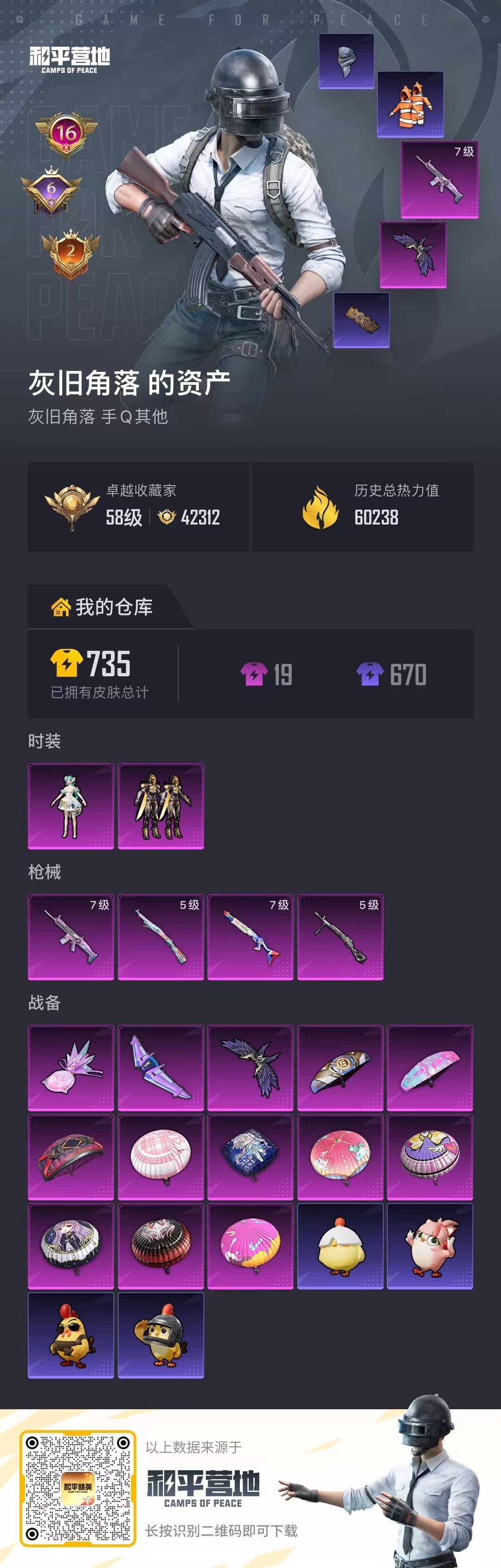 HPQM4263380和平精英账号详情图9