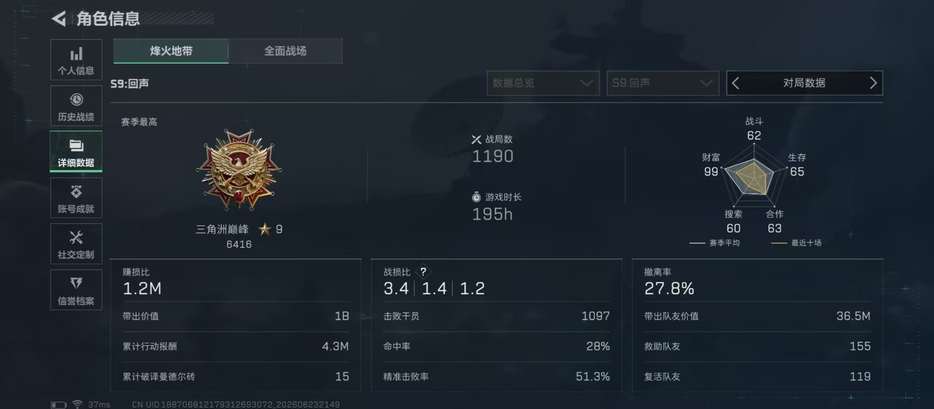 SJZQM4206766三角洲行动账号详情图22 SJZQM4206766三角洲行动账号详情图22