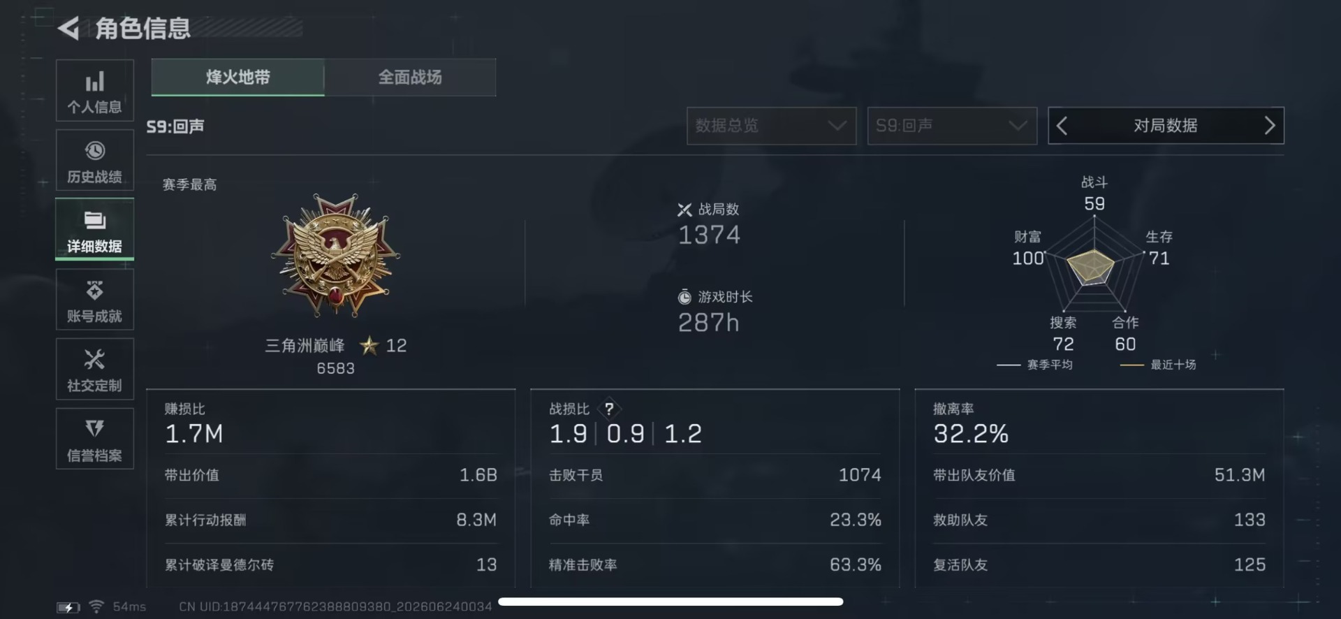 SJZQM4193587三角洲行动账号详情图5 SJZQM4193587三角洲行动账号详情图5