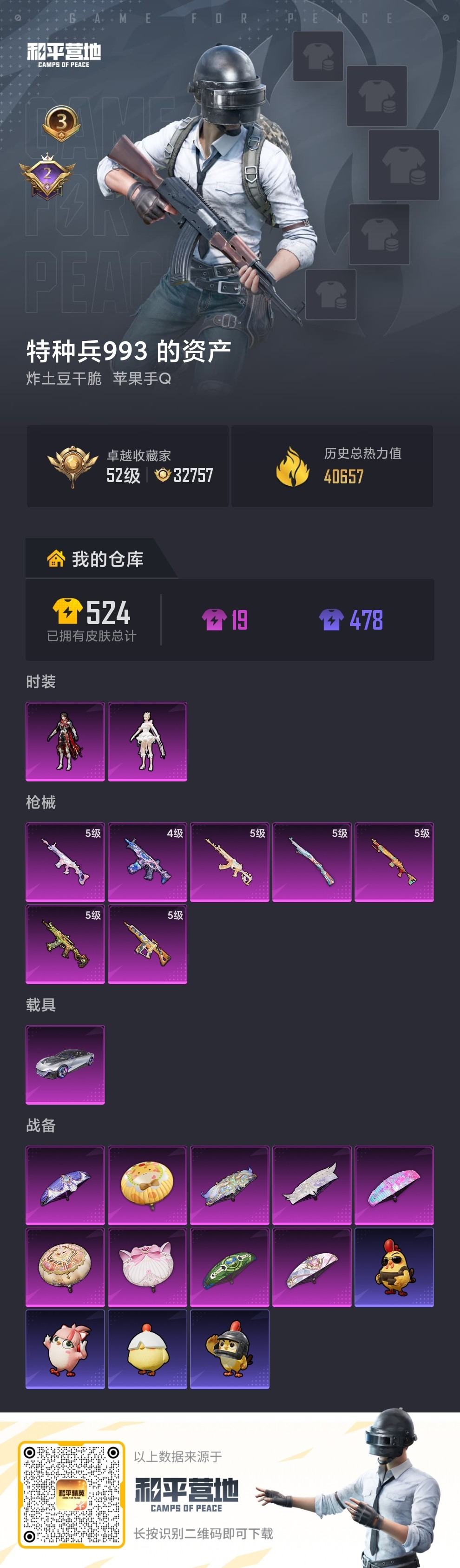 HPQM4264713和平精英账号详情图5