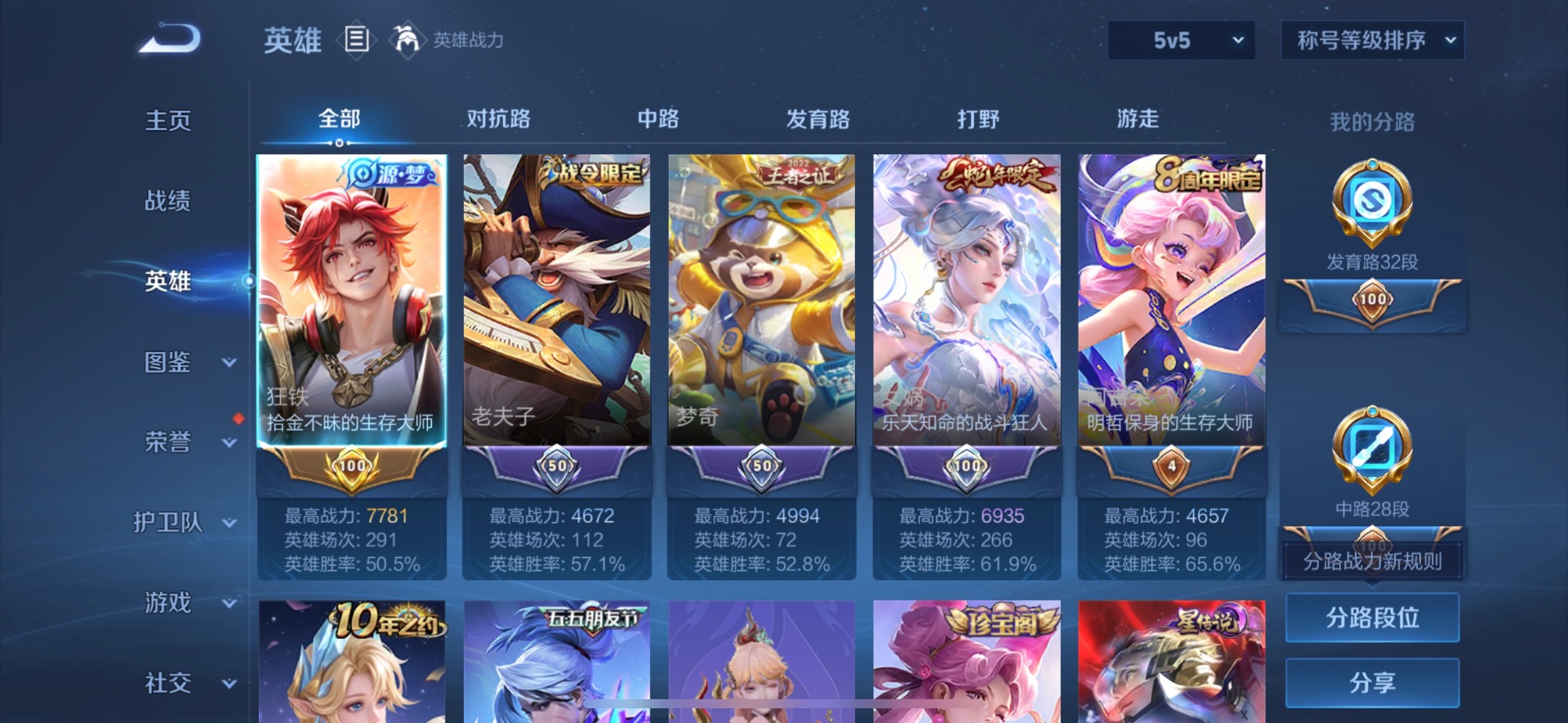 WZQM4456557王者荣耀账号详情图5 WZQM4456557王者荣耀账号详情图5