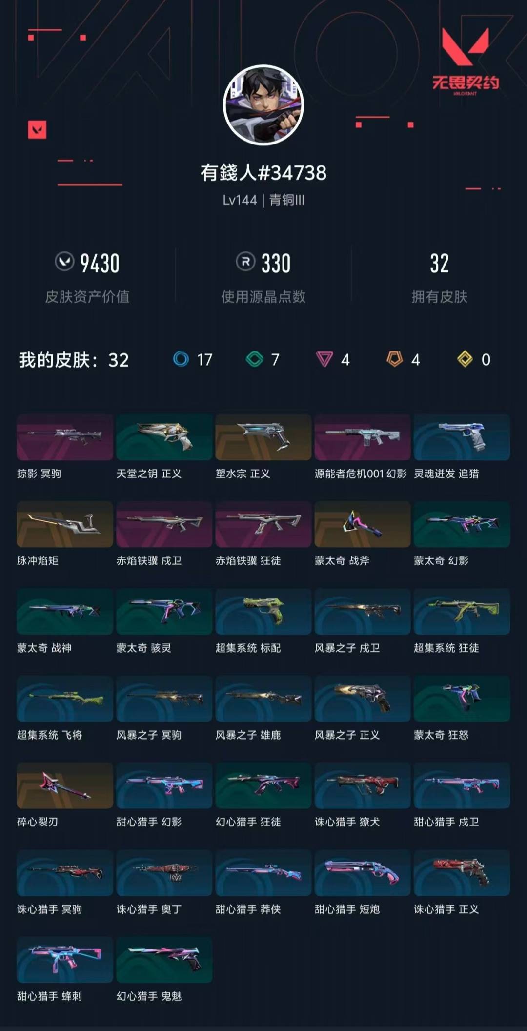 WWQQM473723无畏契约账号详情图5