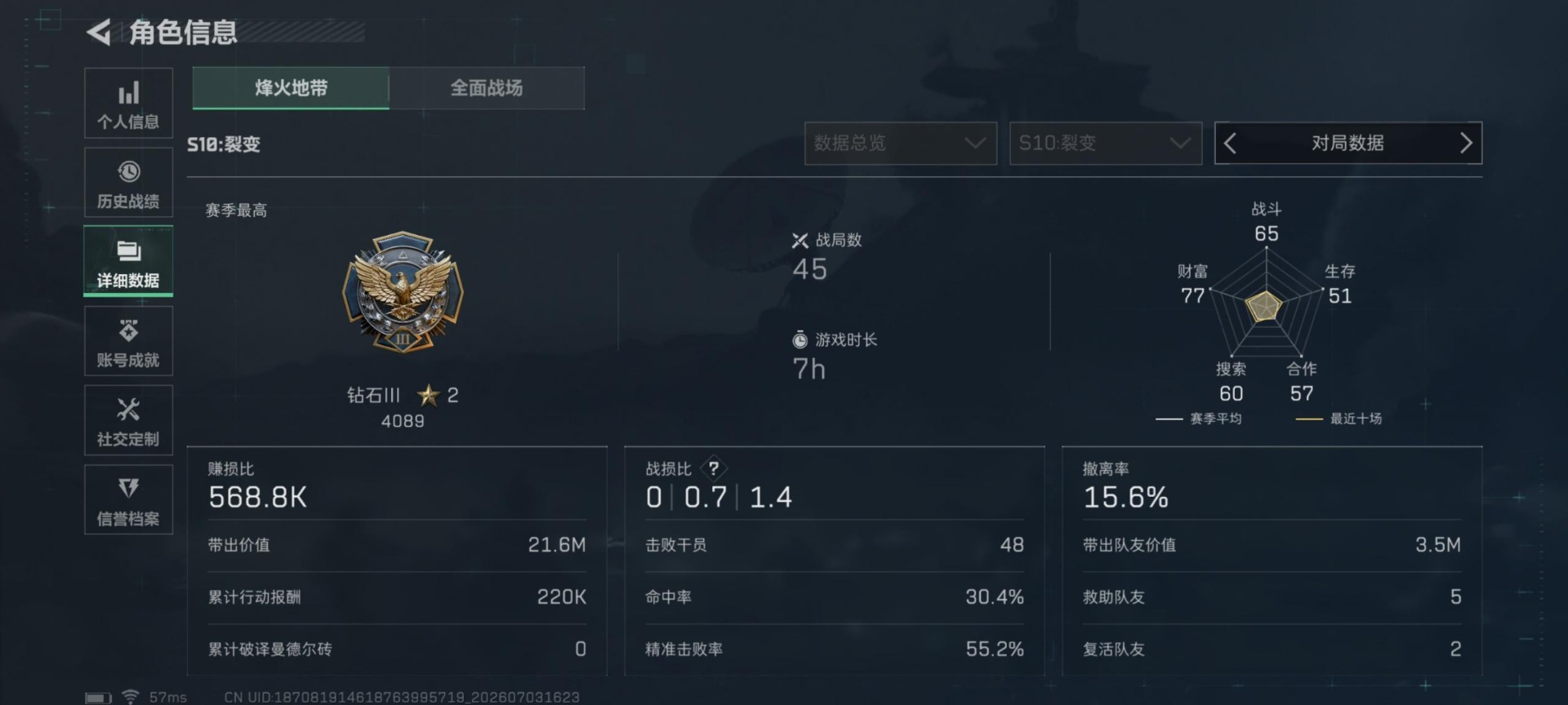 SJZQM4207122三角洲行动账号详情图20