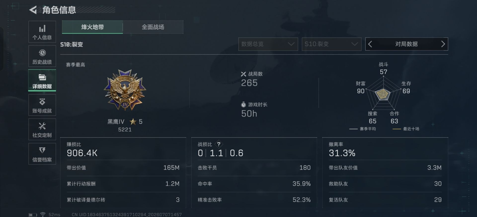 SJZQM4193158三角洲行动账号详情图20 SJZQM4193158三角洲行动账号详情图20