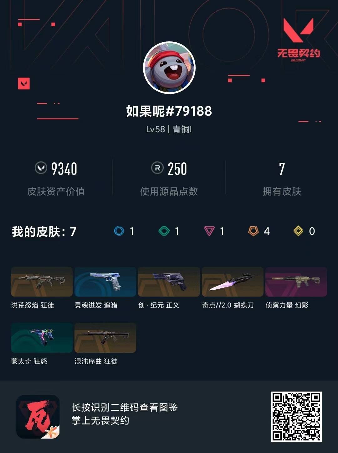 WWQQM474467无畏契约账号详情图6 WWQQM474467无畏契约账号详情图6