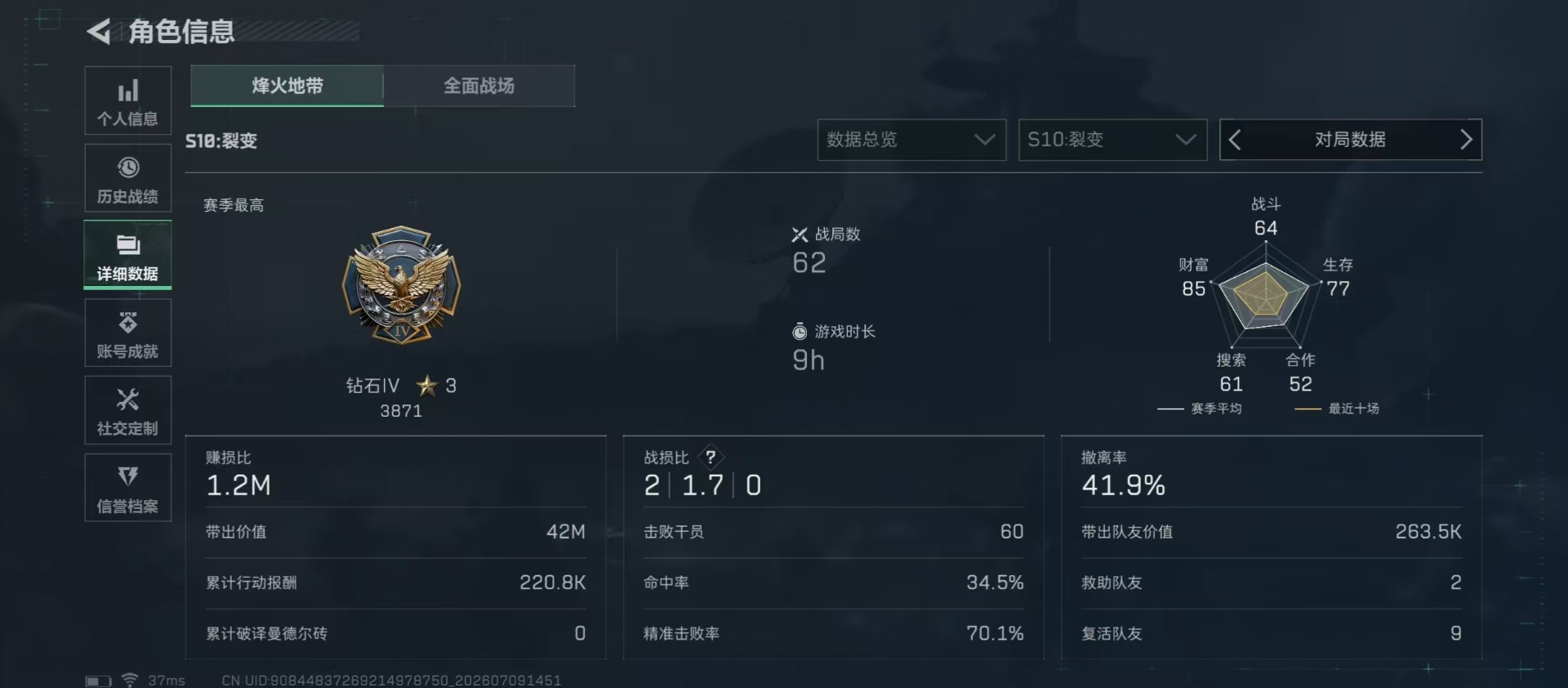 SJZQM4194348三角洲行动账号详情图22 SJZQM4194348三角洲行动账号详情图22