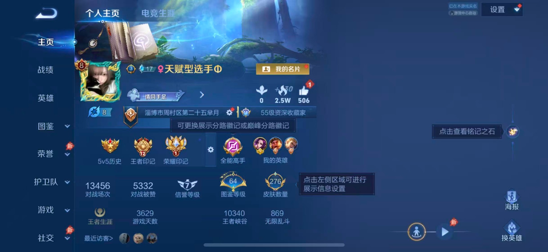 WZQM4482566王者荣耀账号详情图5 WZQM4482566王者荣耀账号详情图5