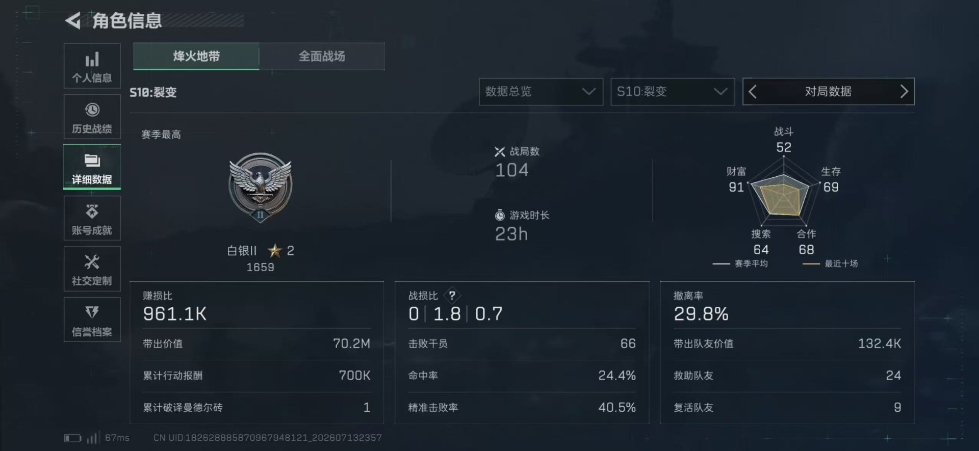 SJZQM4211593三角洲行动账号详情图5 SJZQM4211593三角洲行动账号详情图5