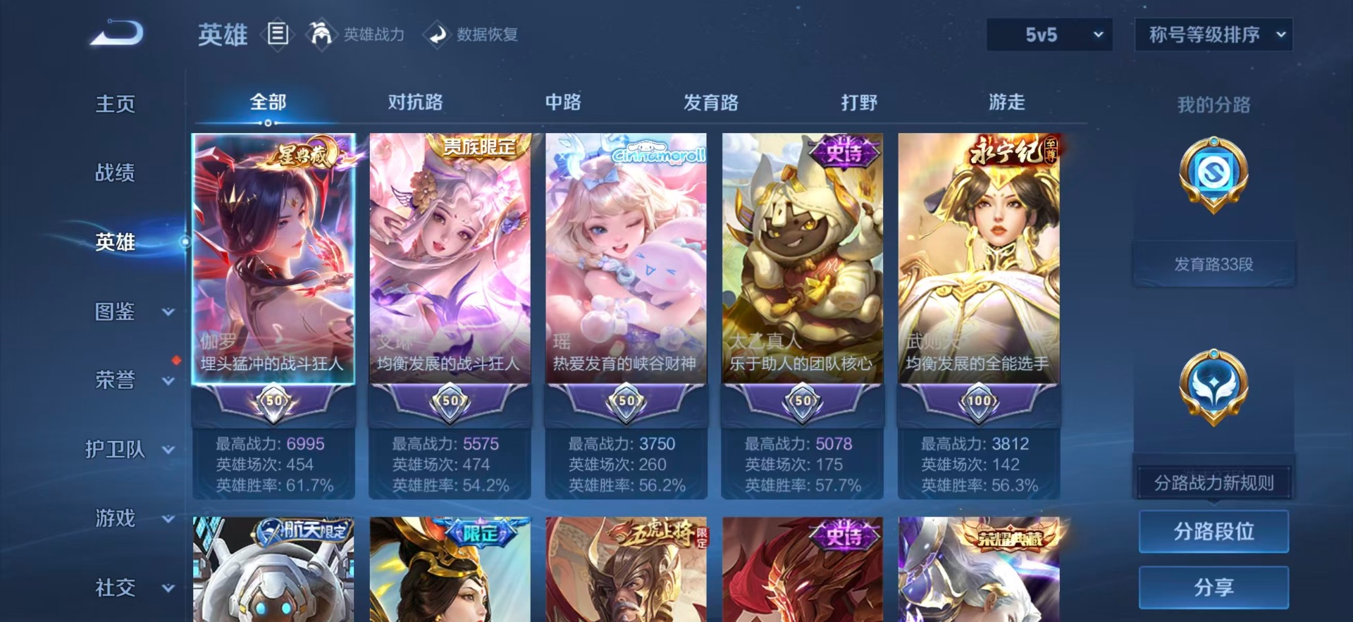 WZQM4498011王者荣耀账号详情图7 WZQM4498011王者荣耀账号详情图7