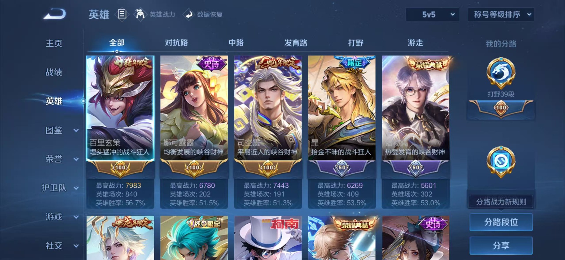 WZQM4535035王者荣耀账号详情图22
