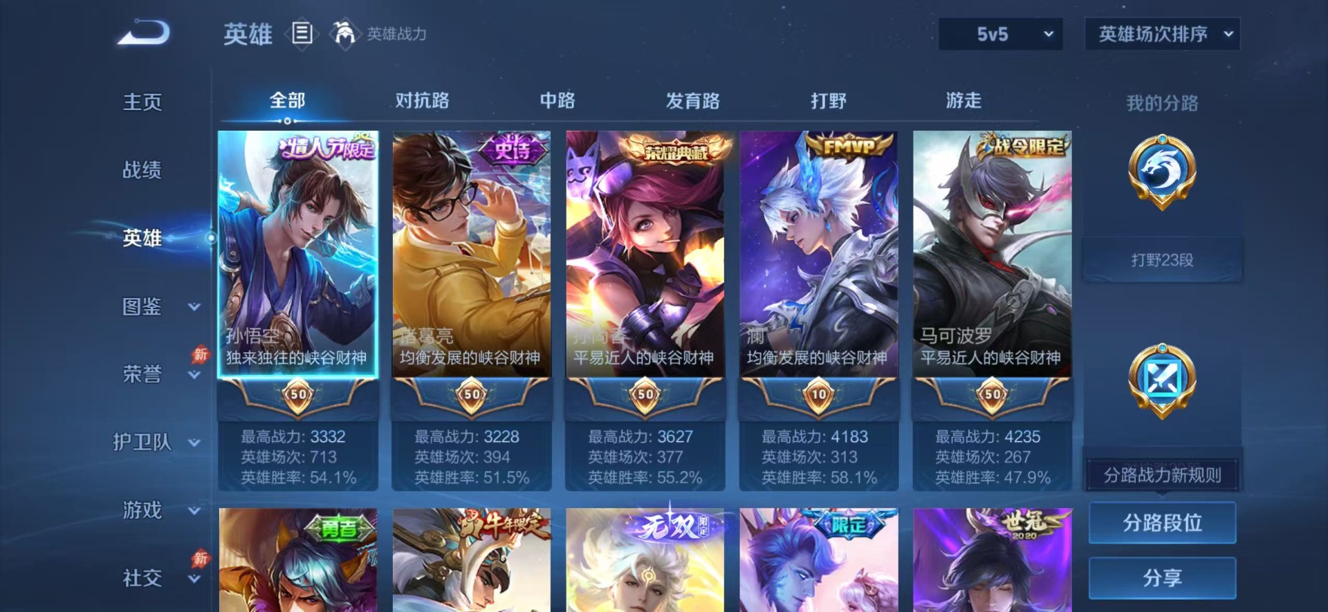 WZQM4513471王者荣耀账号详情图6