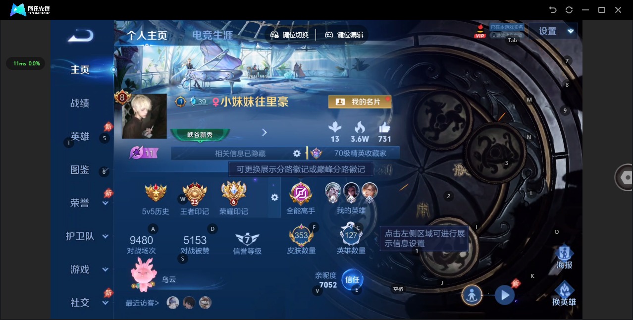 WZQM4508973王者荣耀账号详情图5 WZQM4508973王者荣耀账号详情图5