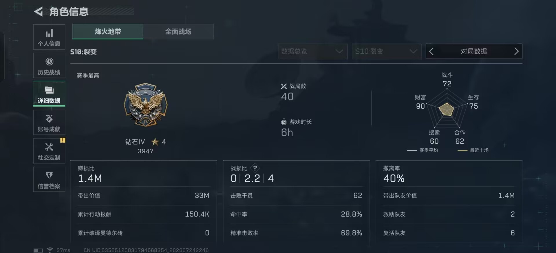 SJZQM4219028三角洲行动账号详情图20 SJZQM4219028三角洲行动账号详情图20