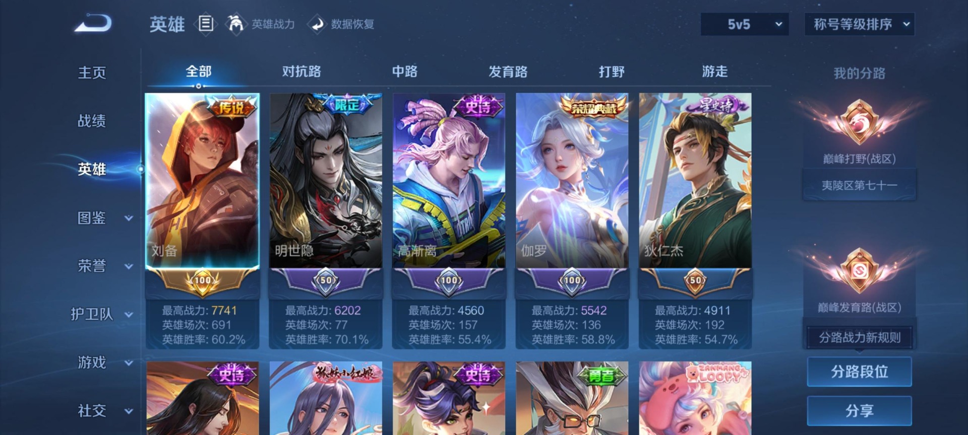 WZQM4537472王者荣耀账号详情图14