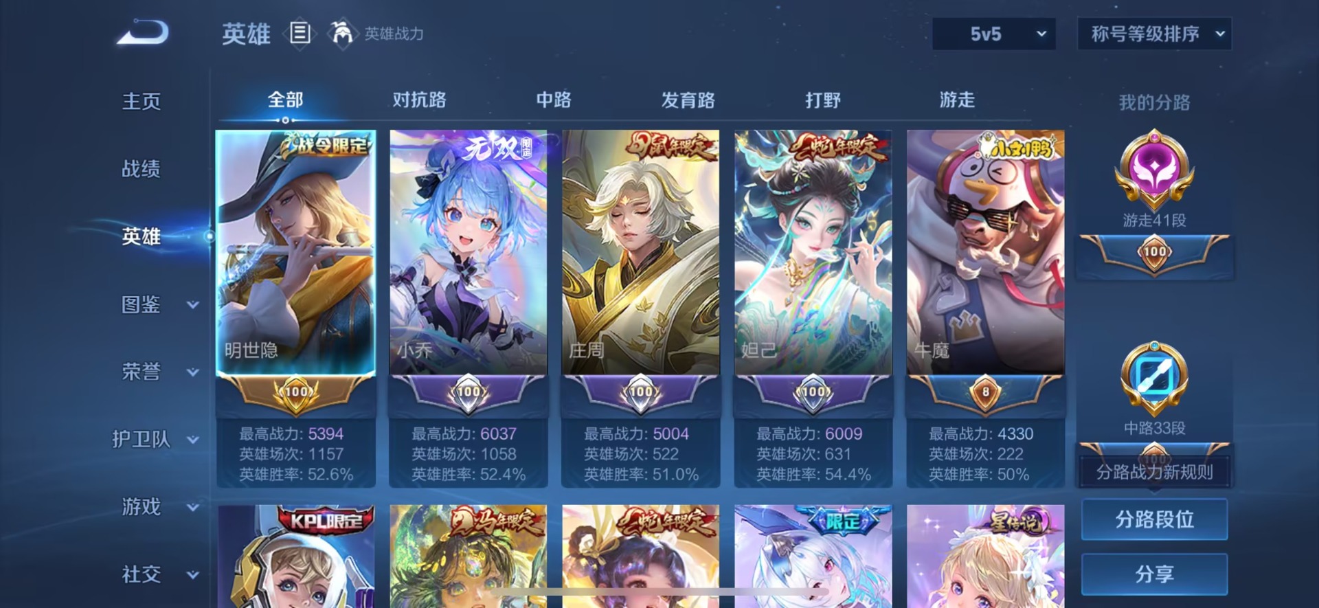 WZQM4545587王者荣耀账号详情图6