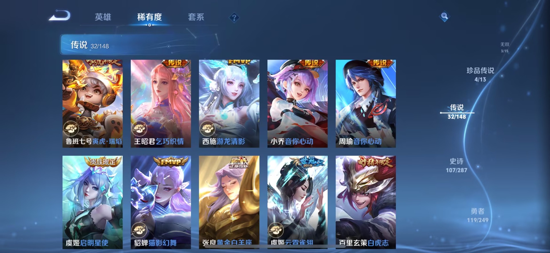 WZQM4545587王者荣耀账号详情图13