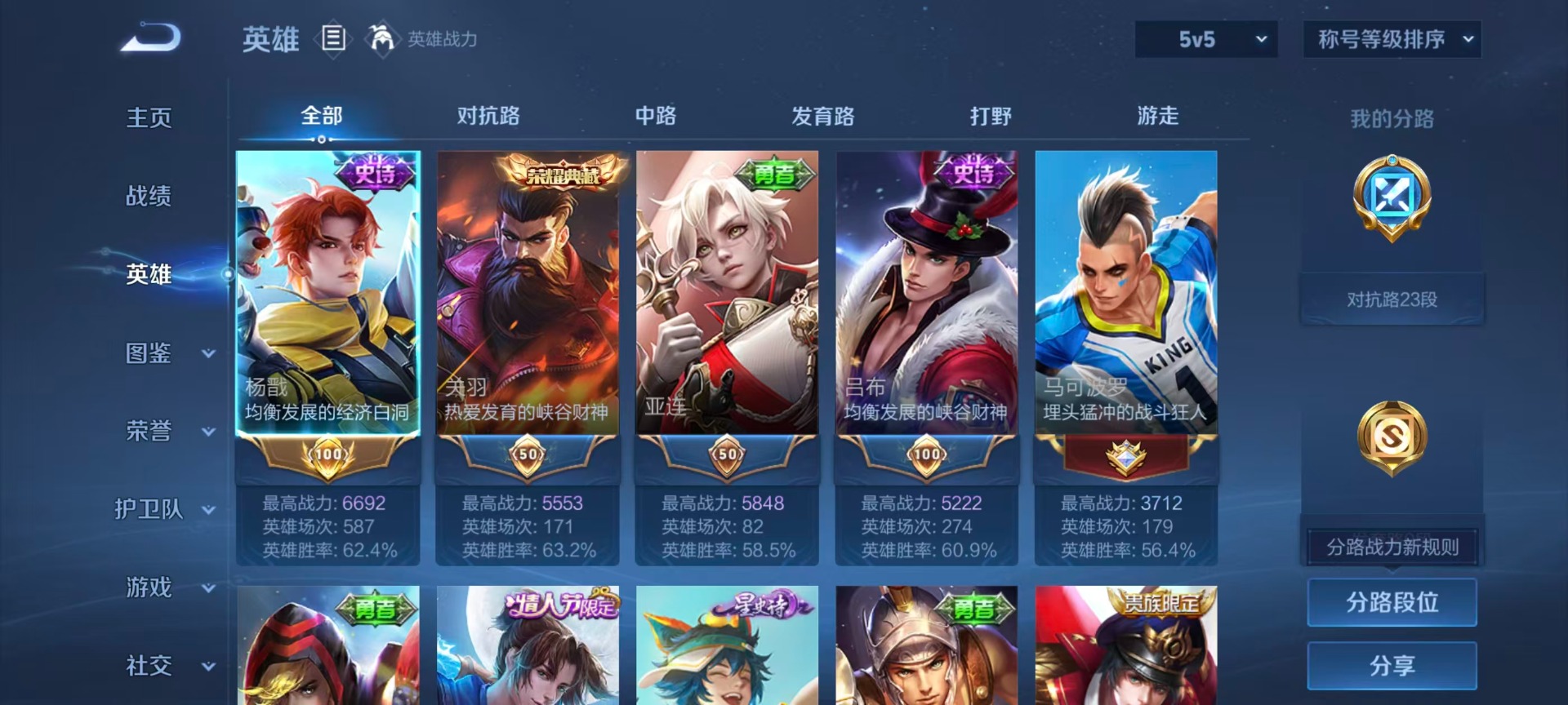 WZMMN4596885王者荣耀账号详情图18
