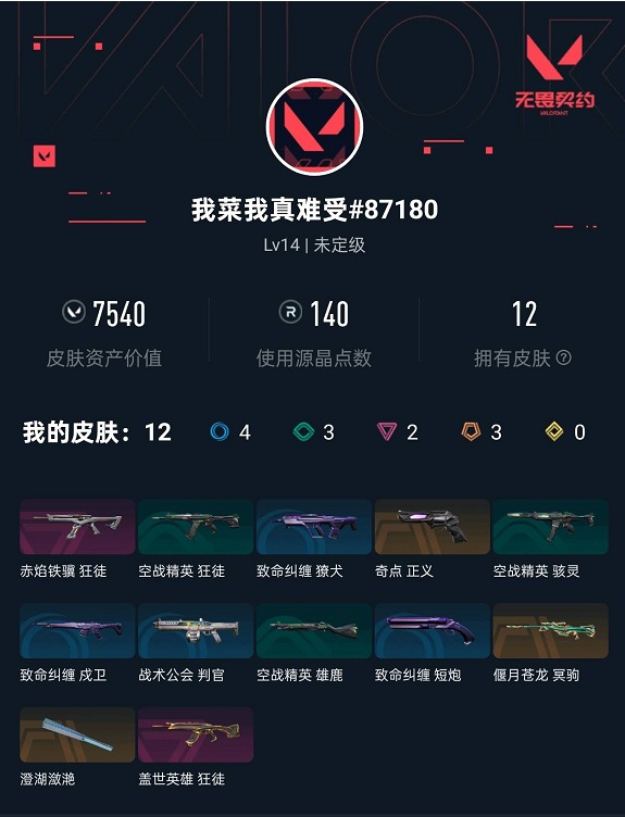 WWQQM493761无畏契约账号详情图8