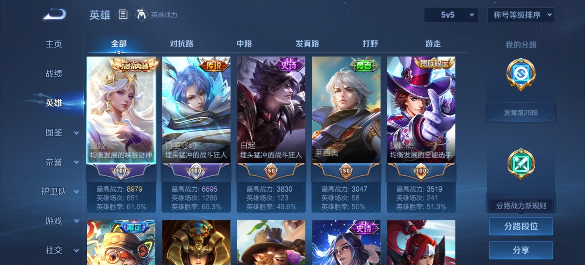 WZMMN4574456王者荣耀账号详情图6