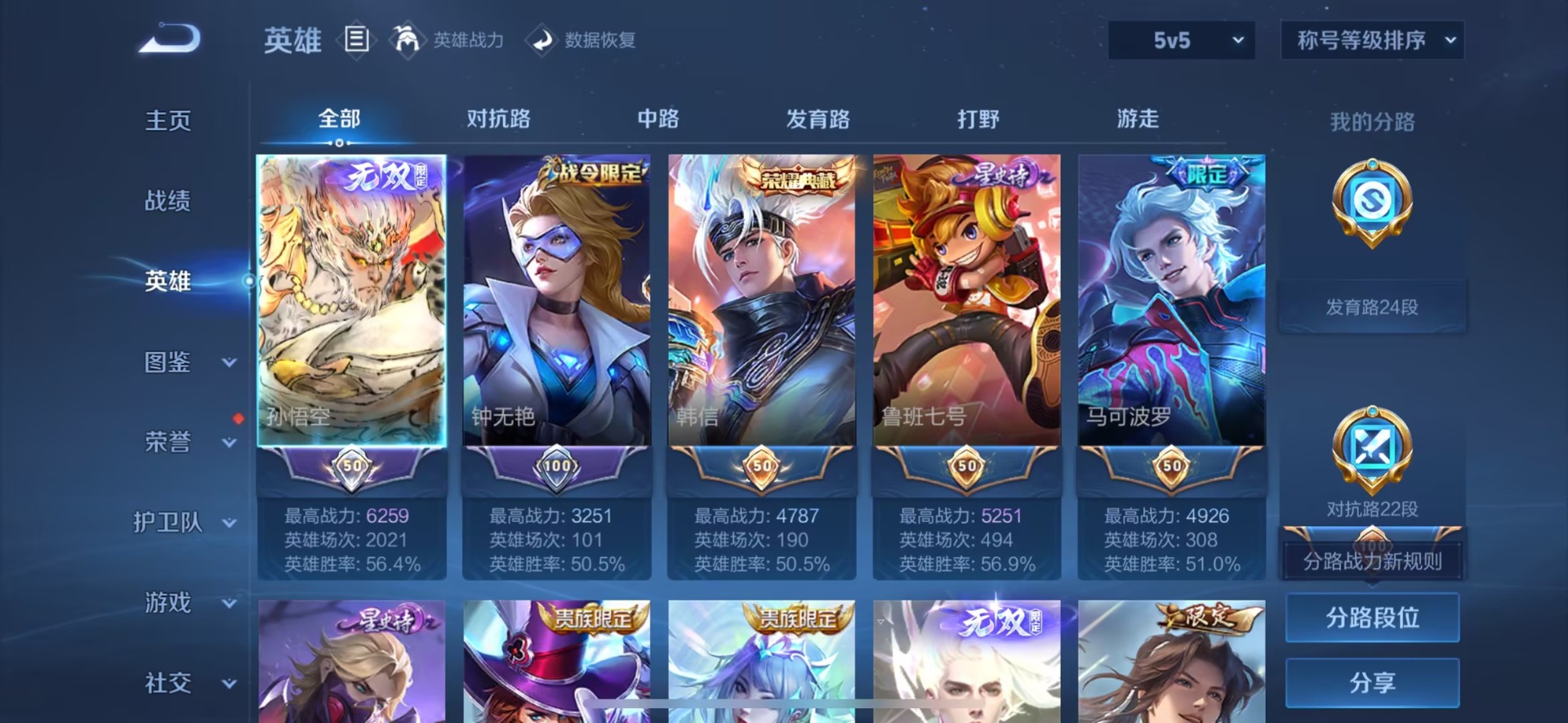 WZQM4553568王者荣耀账号详情图6