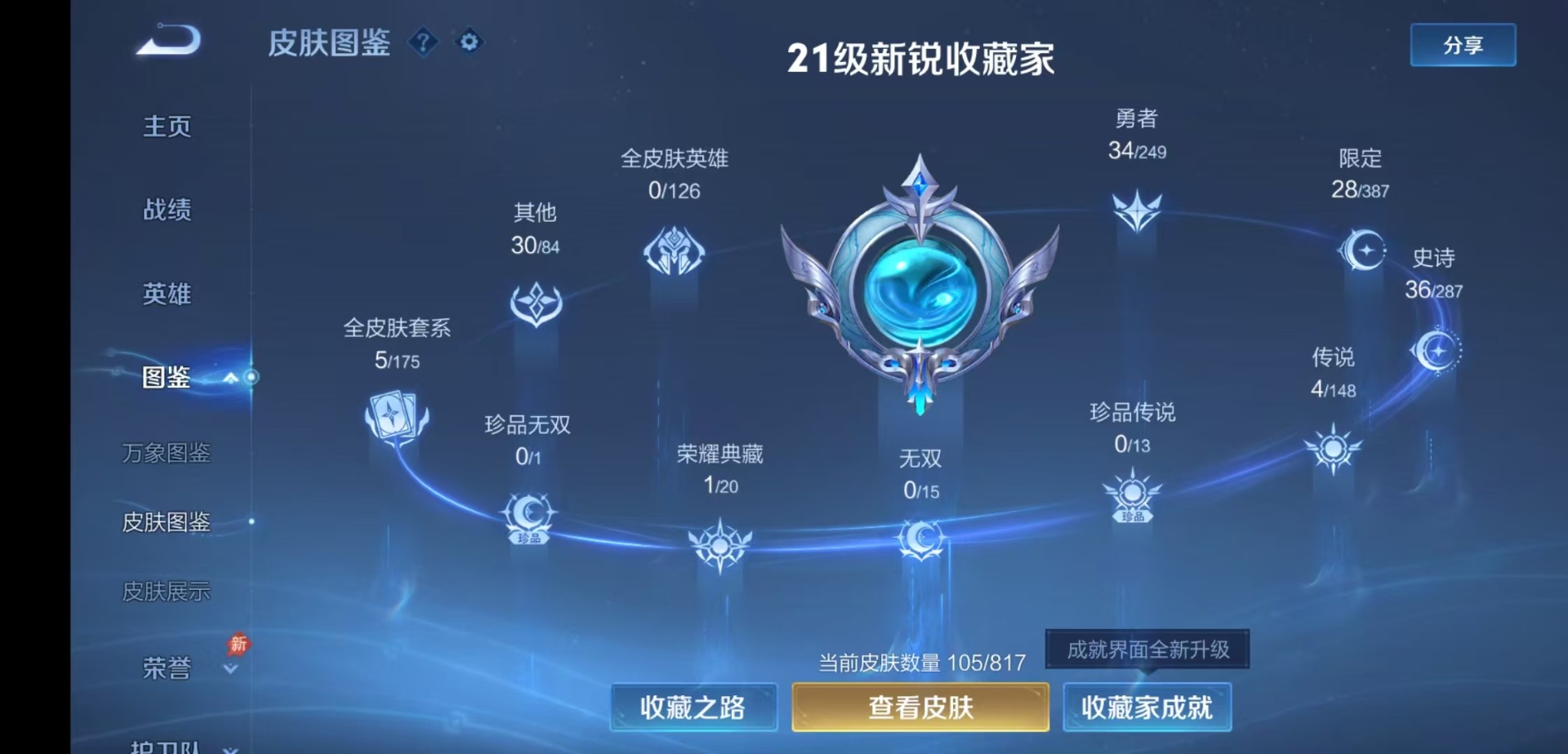 WZQM4560126王者荣耀账号详情图5