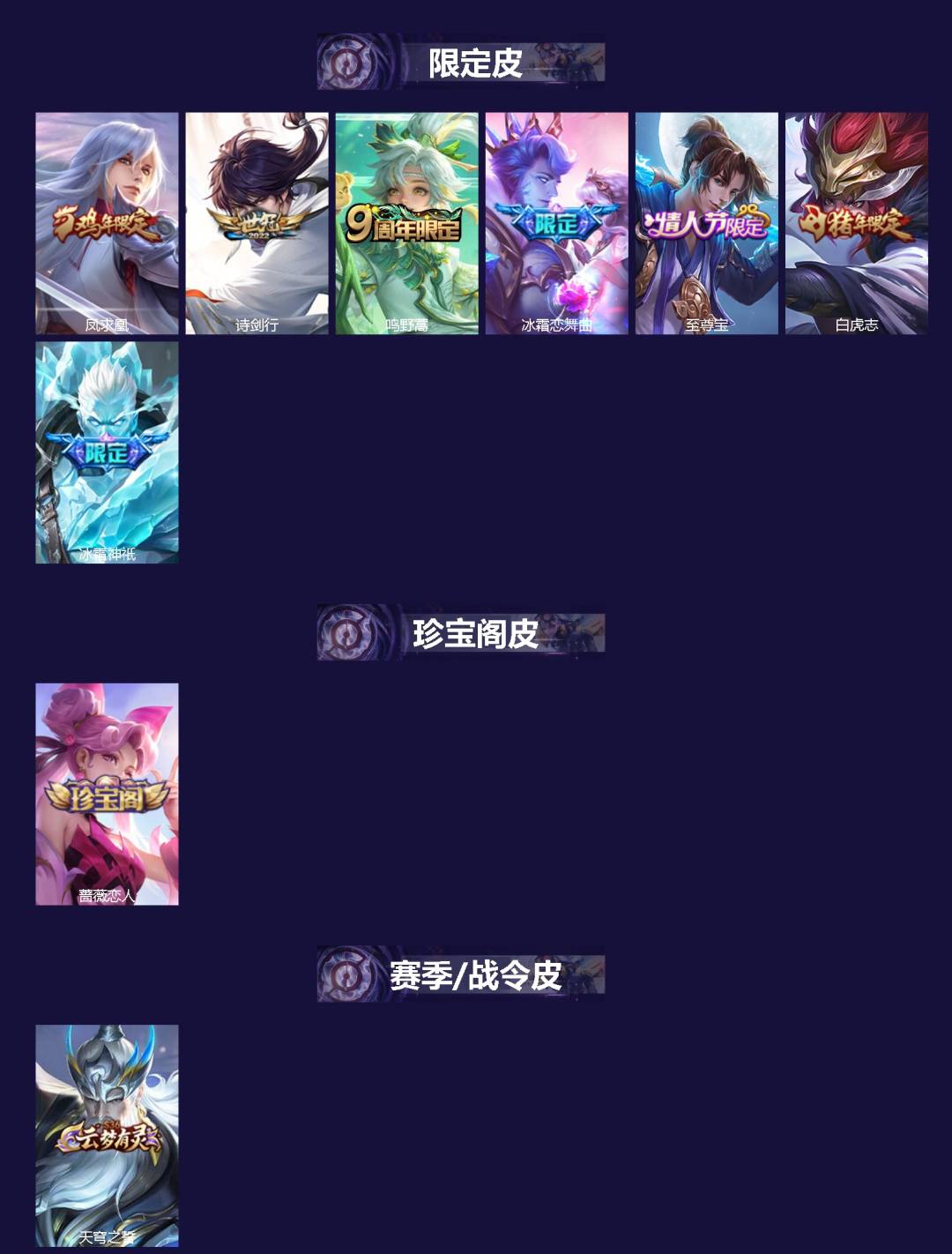 WZQM4554327王者荣耀账号详情图3 WZQM4554327王者荣耀账号详情图3