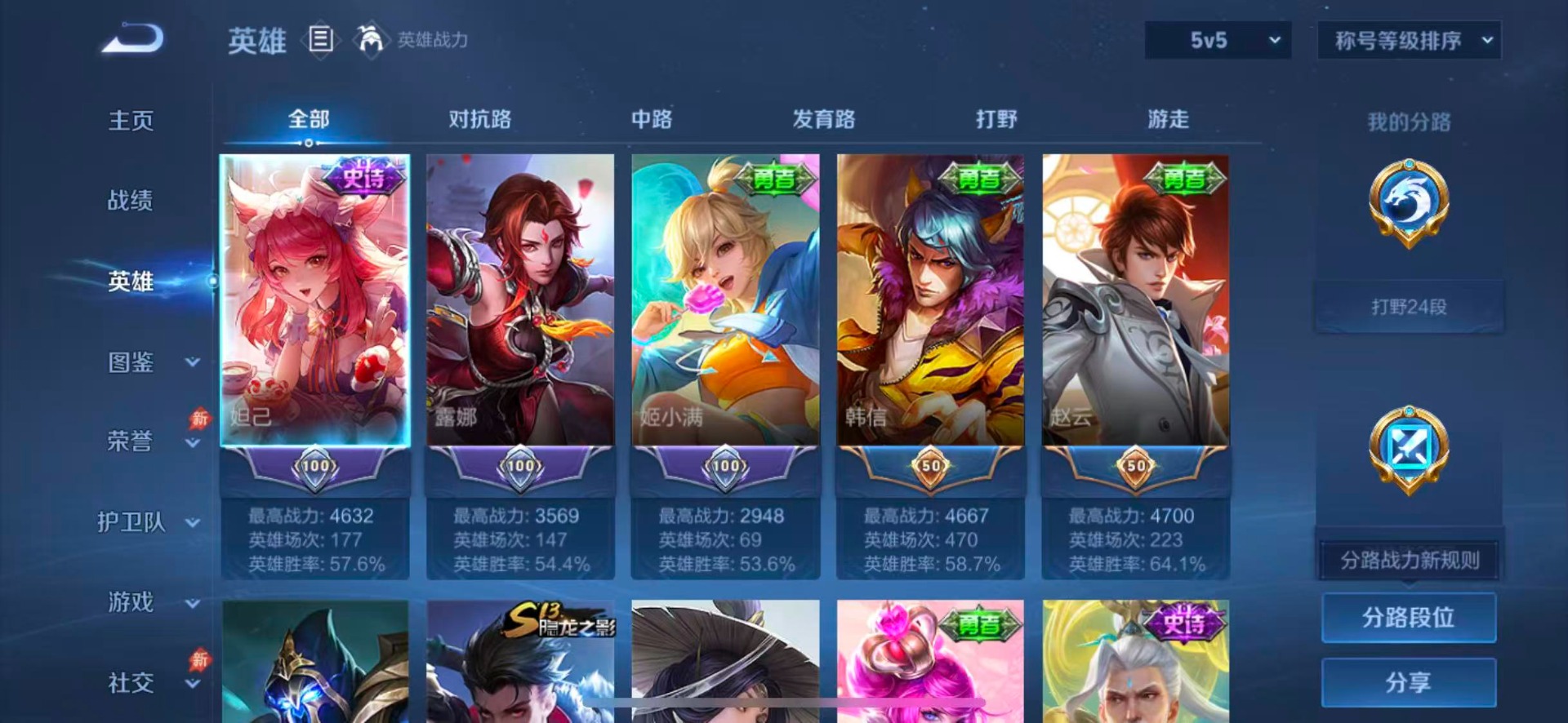 WZMMN4577631王者荣耀账号详情图6