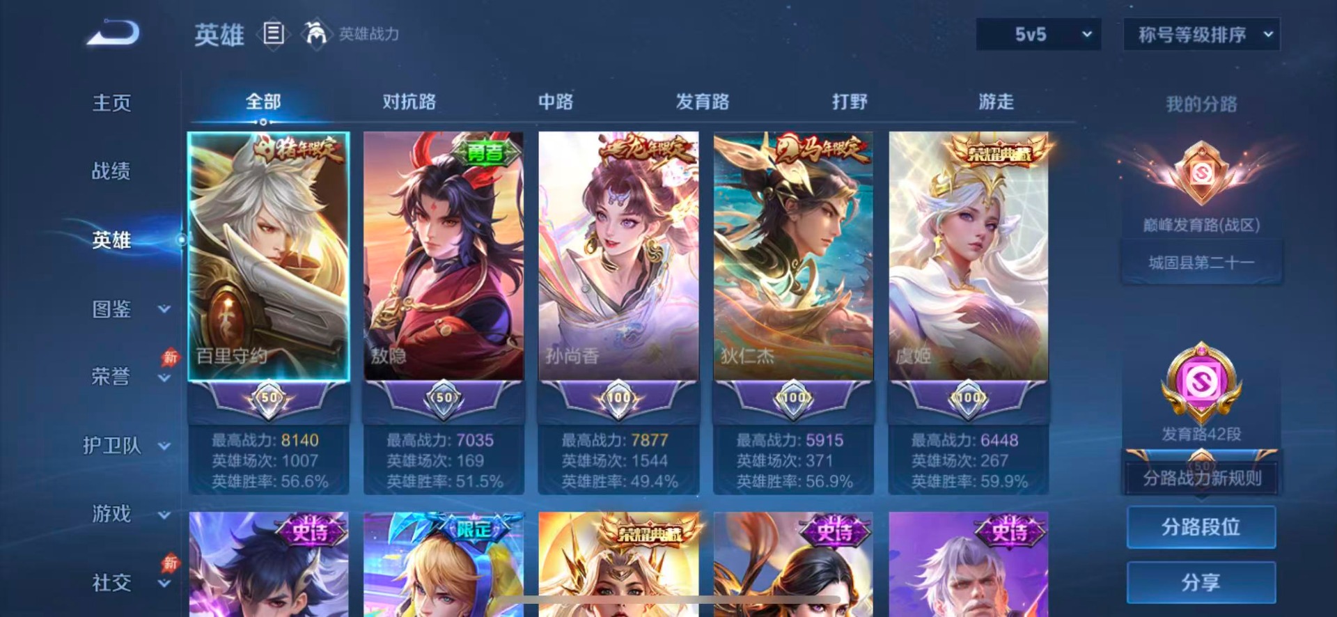 WZQM4560280王者荣耀账号详情图6 WZQM4560280王者荣耀账号详情图6