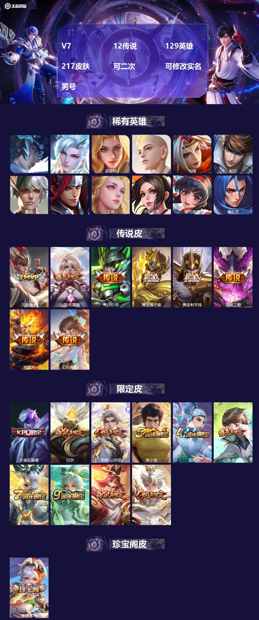 WZMMN4592886王者荣耀账号详情图3