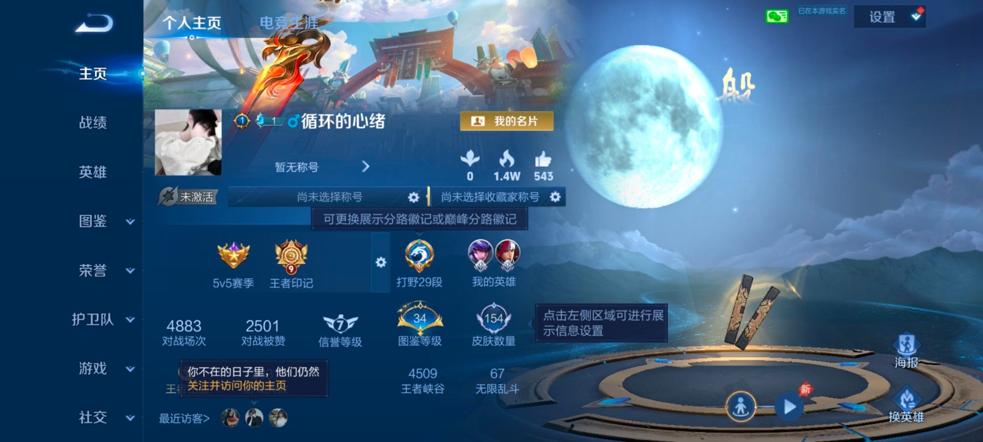 WZQM4611374王者荣耀账号详情图5 WZQM4611374王者荣耀账号详情图5