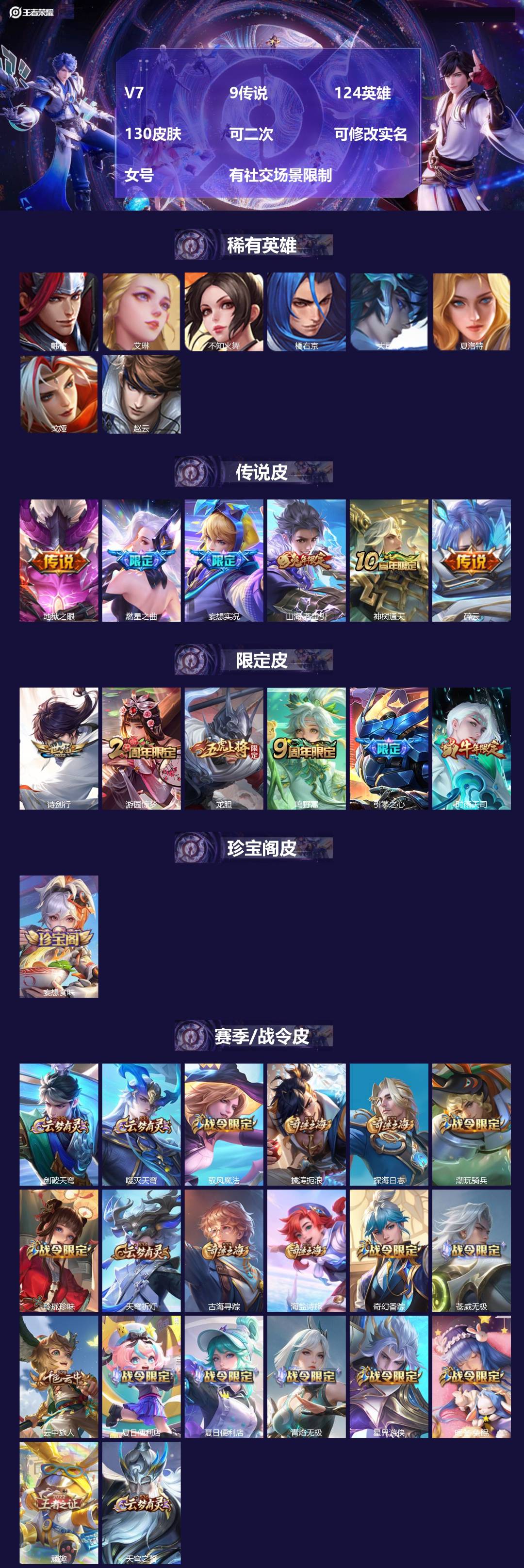 WZMMN4578682王者荣耀账号详情图3 WZMMN4578682王者荣耀账号详情图3