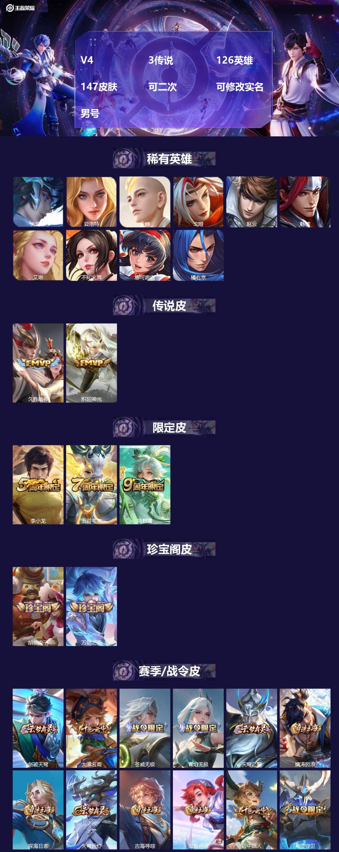 WZMMN4591492王者荣耀账号详情图3 WZMMN4591492王者荣耀账号详情图3