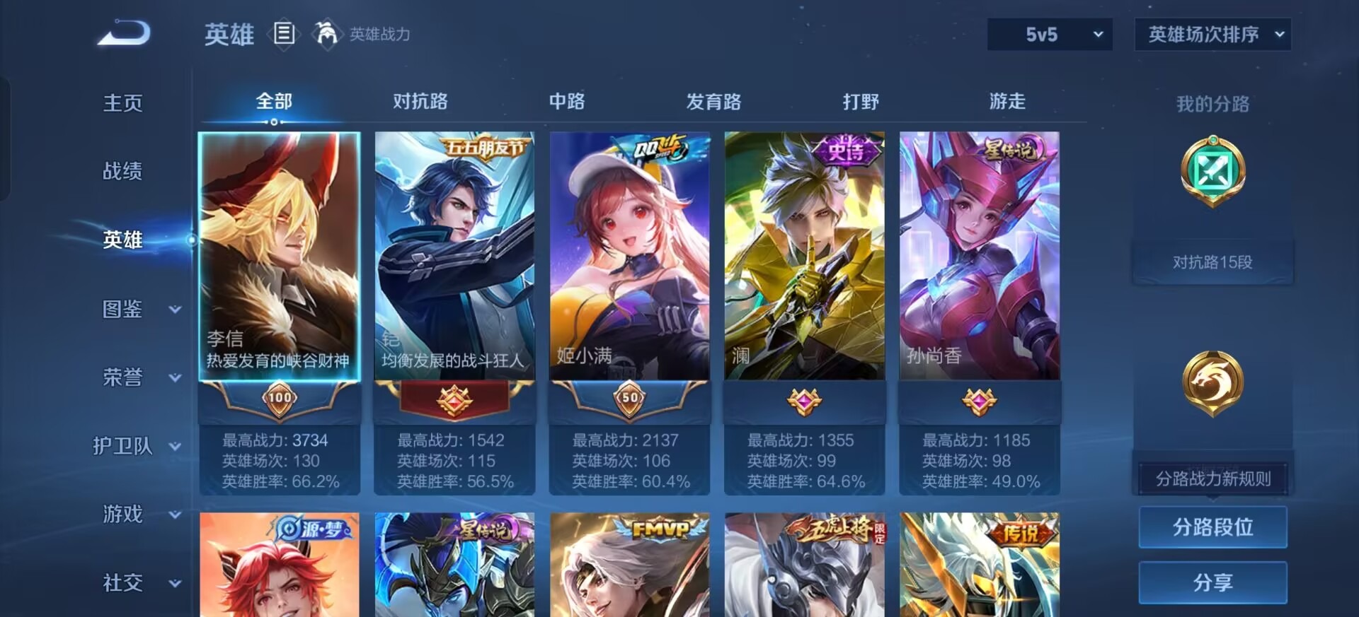WZMMN4592902王者荣耀账号详情图8