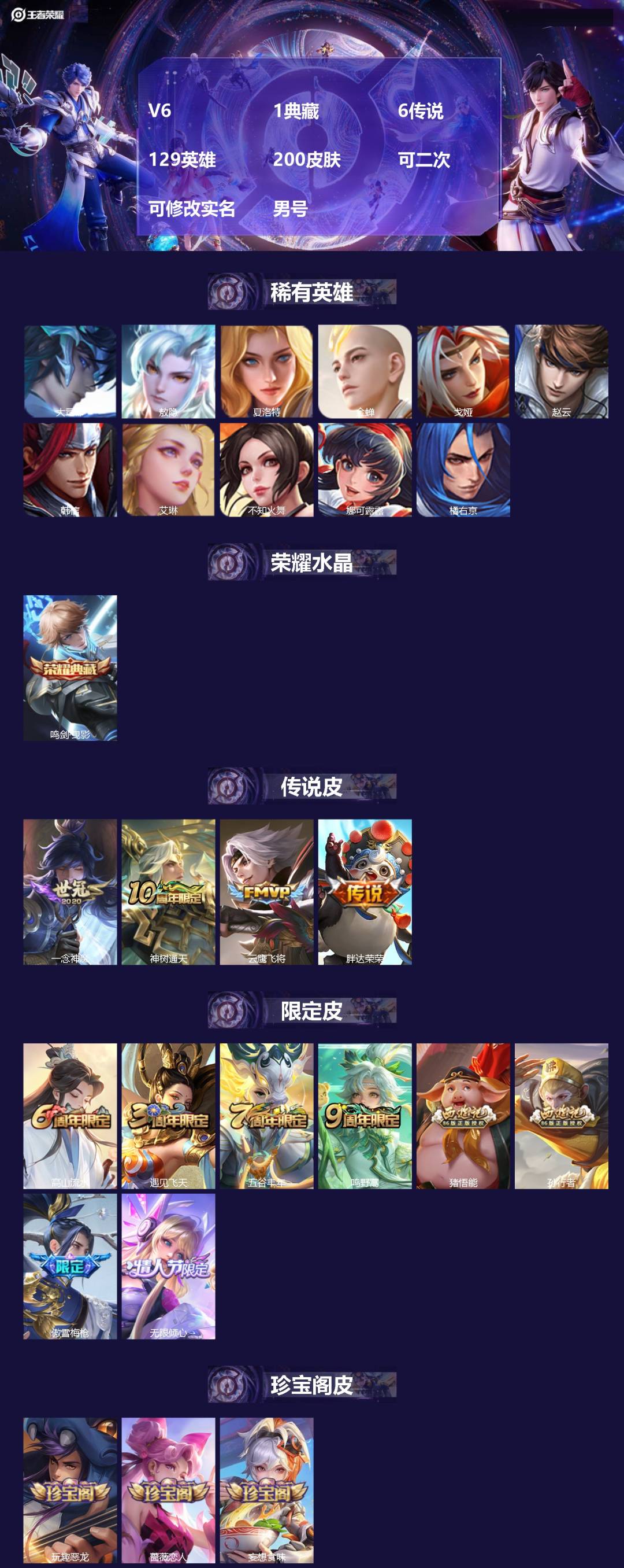 WZMMN4593951王者荣耀账号详情图3 WZMMN4593951王者荣耀账号详情图3