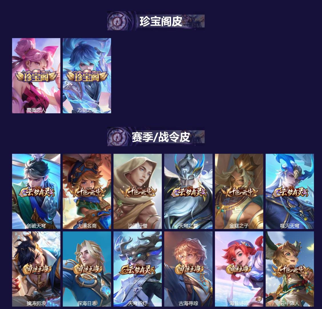 WZMMN4597193王者荣耀账号详情图4 WZMMN4597193王者荣耀账号详情图4