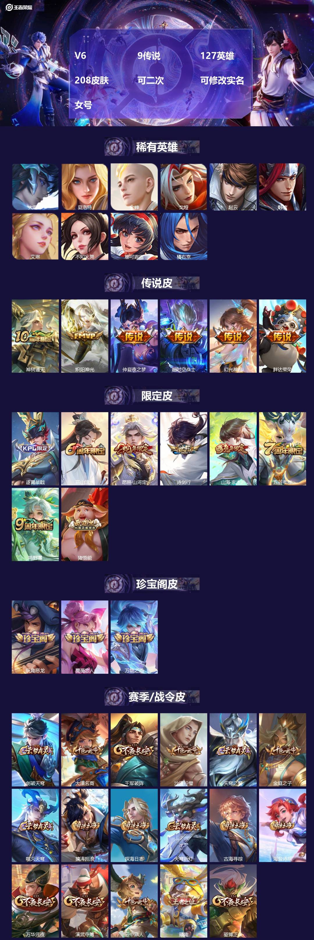 WZMMN4600603王者荣耀账号详情图3 WZMMN4600603王者荣耀账号详情图3