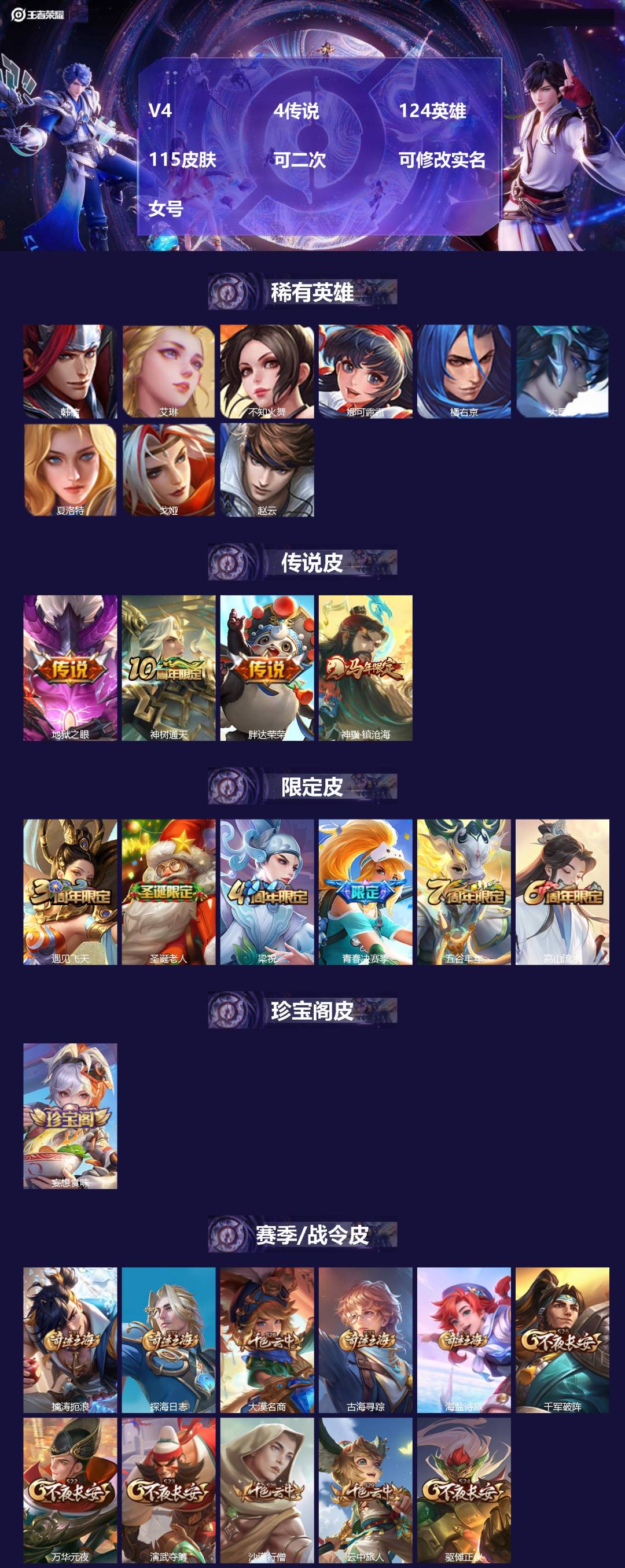 WZMMN4604816王者荣耀账号详情图3