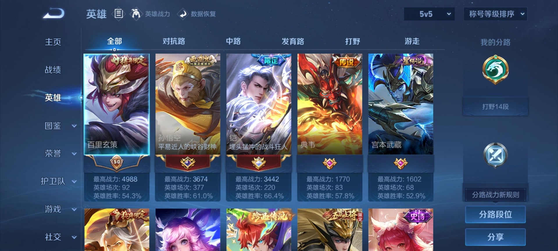 WZQM4605129王者荣耀账号详情图14 WZQM4605129王者荣耀账号详情图14