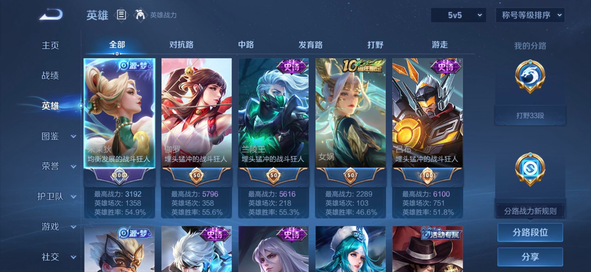 WZMMN4659479王者荣耀账号详情图13