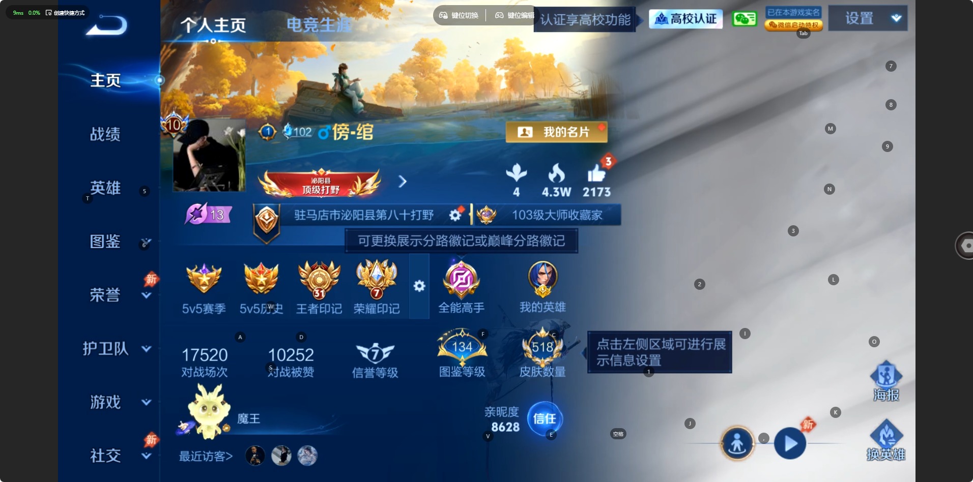 WZQM4671076王者荣耀账号详情图6 WZQM4671076王者荣耀账号详情图6