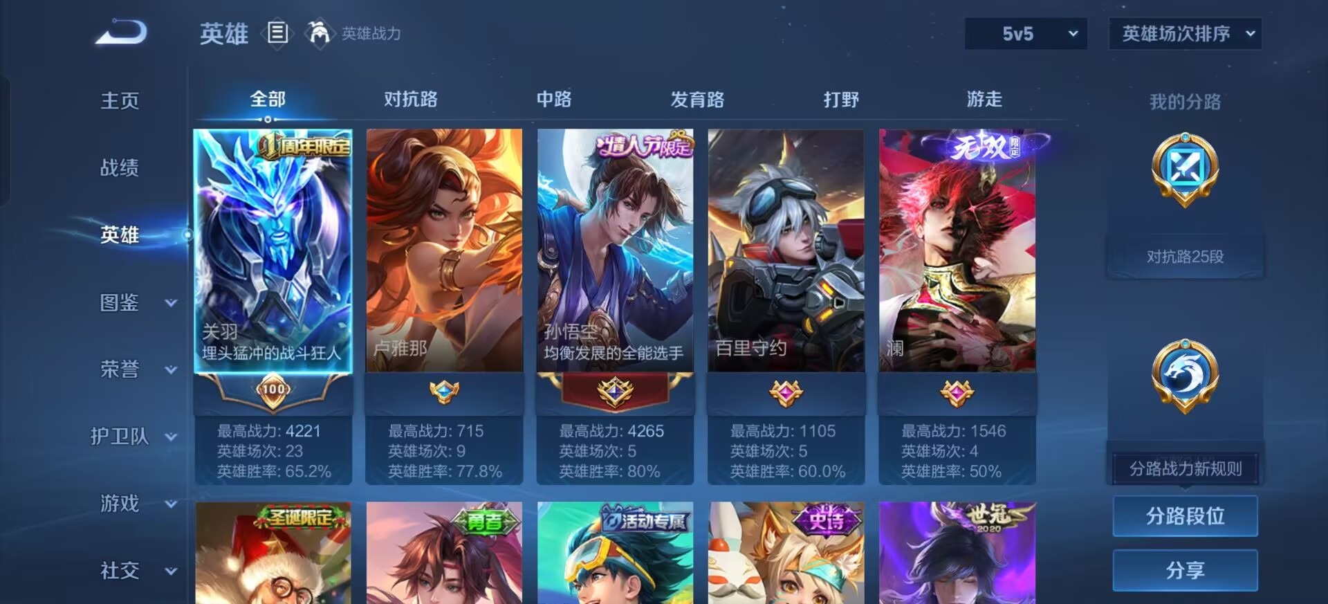 WZQM4687980王者荣耀账号详情图17